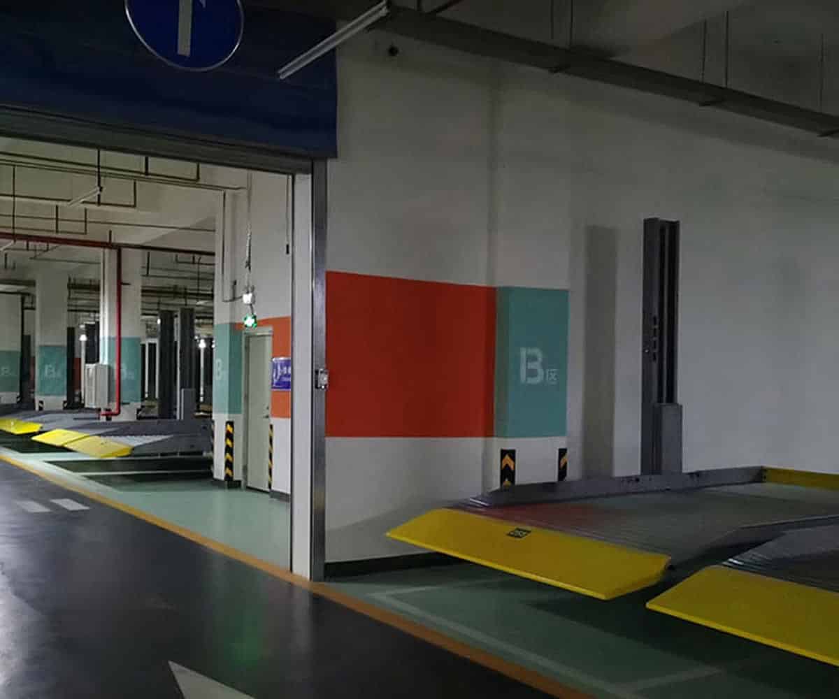 富順雙柱機械停車位回收