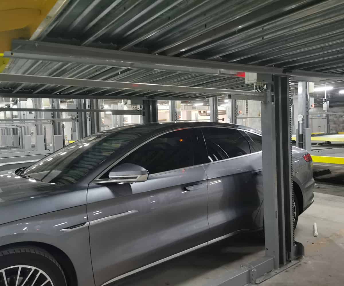 富順兩柱簡易升降機械車庫二手