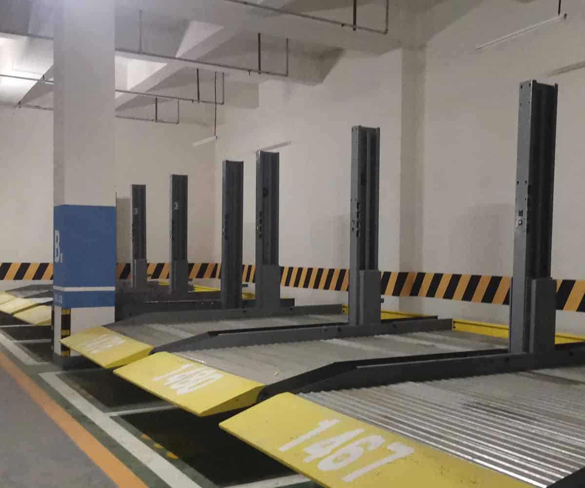 喜德兩層機(jī)械停車場(chǎng)安裝