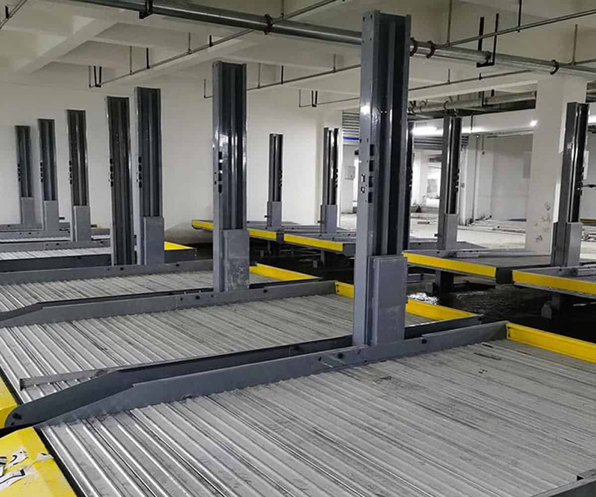 南江2柱立體停車設(shè)備安裝