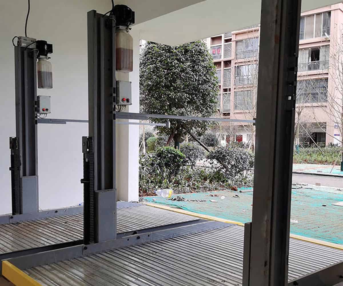 爐霍兩柱簡易式機(jī)械停車庫過驗(yàn)收
