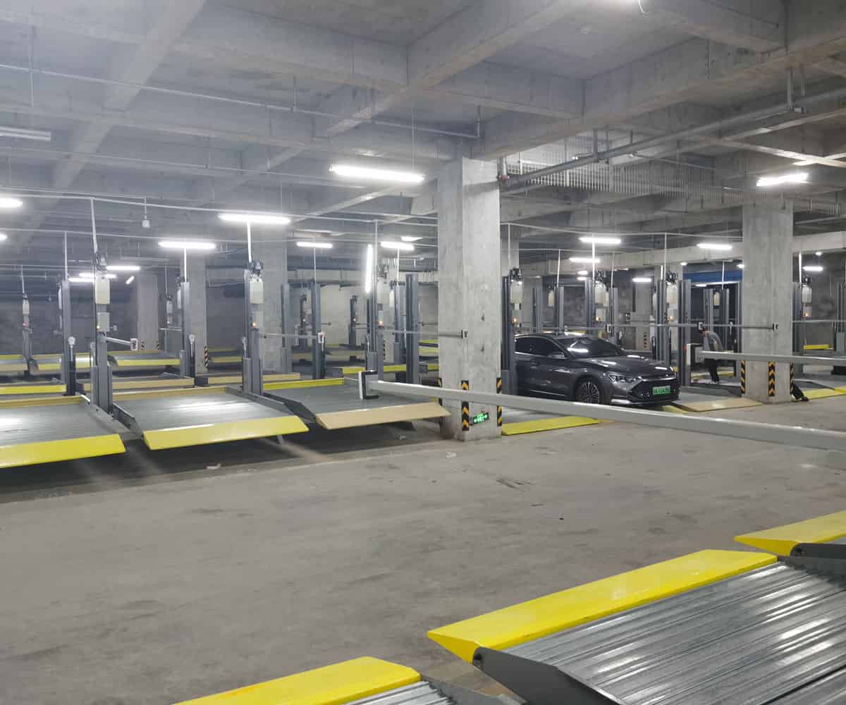 富順二層升降機械停車位拆除