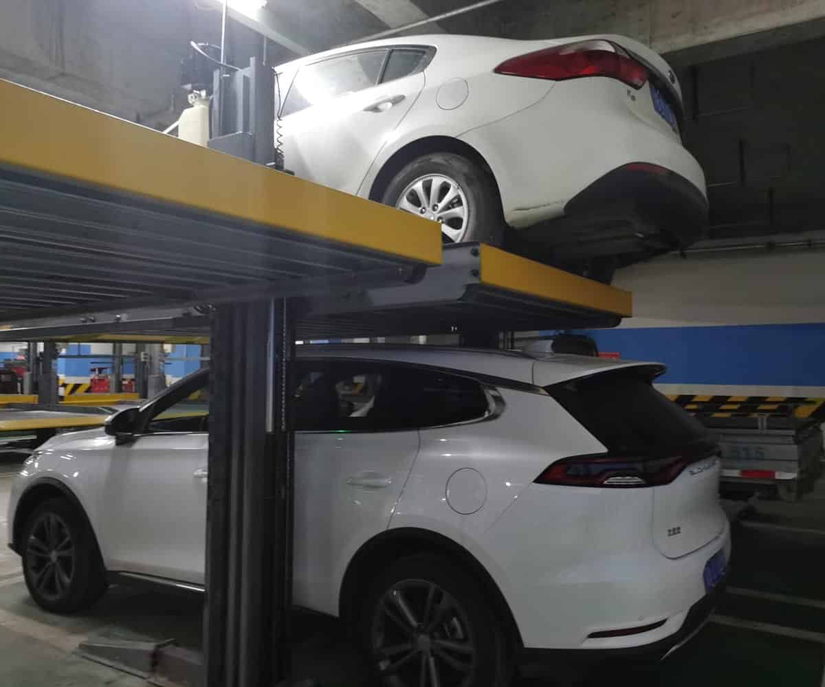 大足地下室四柱機(jī)械立體停車設(shè)備