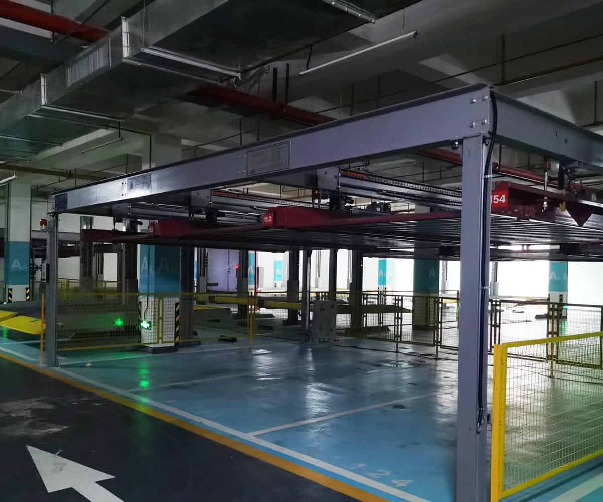 大竹小區(qū)四柱簡易式機(jī)械停車設(shè)備