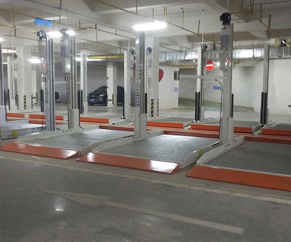 二層簡易升降立體車庫停車設備價格.jpg
